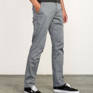 RVCA Weekend Stretch Pant Chino Smoke